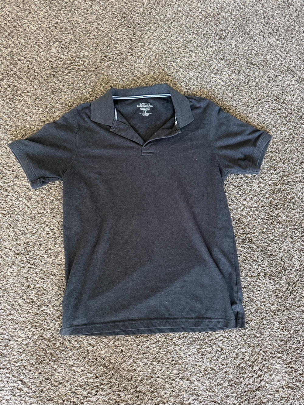 Cactus Men's Dark Gray Polo Shirt